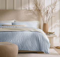 Relaxed Seersucker Duvet Set - Hydrangea