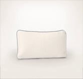 Threadmark Pillow Cover (Petite Lumbar) - Soft White/Melange Shore