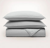 Signature Stripe Quilt Set - Shore