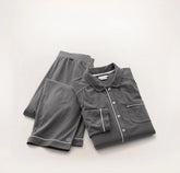 Soft Knit Long Sleeve & Pants Pajama Set - Night