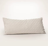 Linen Woven Icon Pillow Cover (Lumbar) - Melange Natural