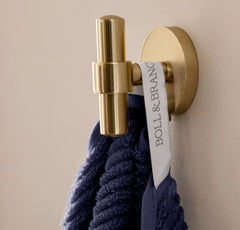 Turkish Ribbed Hand Towels (Pair) - Coastal Navy
