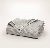 Waffle Bed Blanket - Pewter
