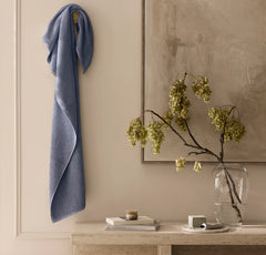 Turkish Ribbed Bath Towel - Mineral