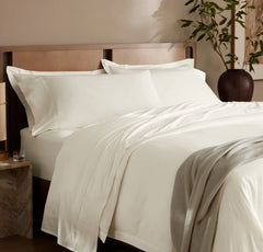 Signature Hemmed Sheet Set - Cream