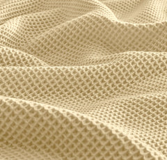 Waffle Bed Blanket - Buttercup