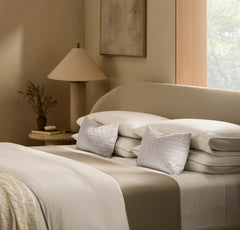 Linen Woven Icon Pillow Cover (Petite Lumbar) - Melange Shore