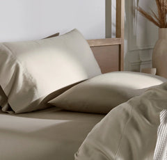 Signature Hemmed Pillowcase Set - Oak