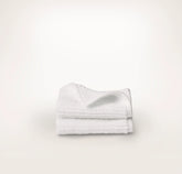 Turkish Ribbed Washcloths (Pair) - White