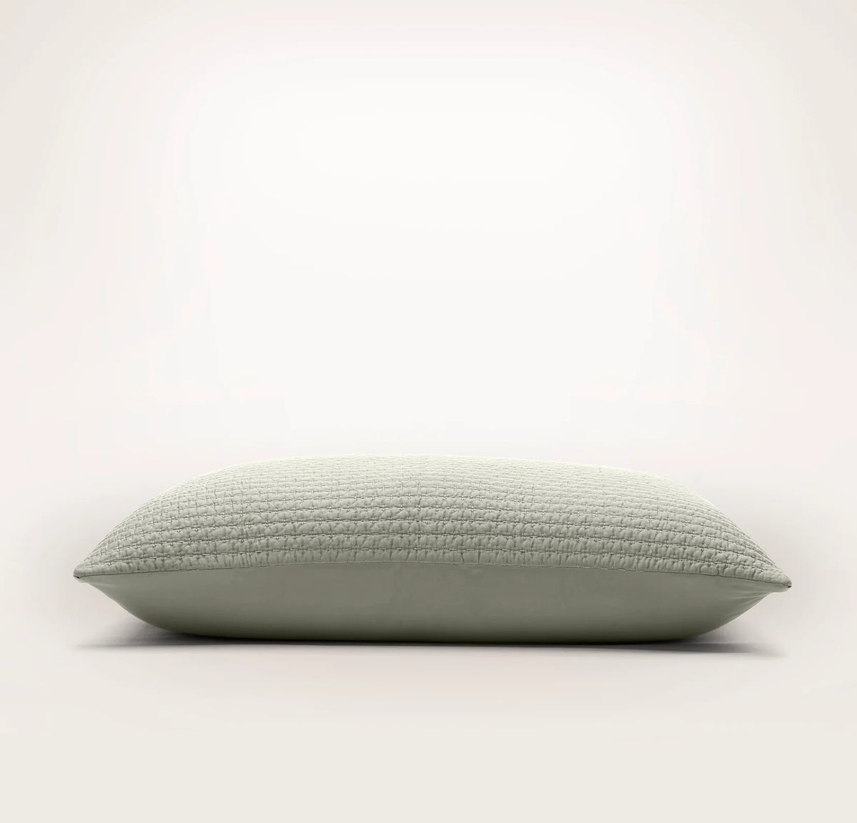 Signature Textured Stitch Quilted Sham - Sageleaf