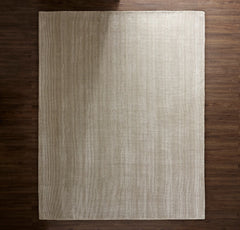 Two-Tone Ribbed Rug - Oak/Cream