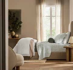 Percale Hemmed Sheet Set - Meadow Garden