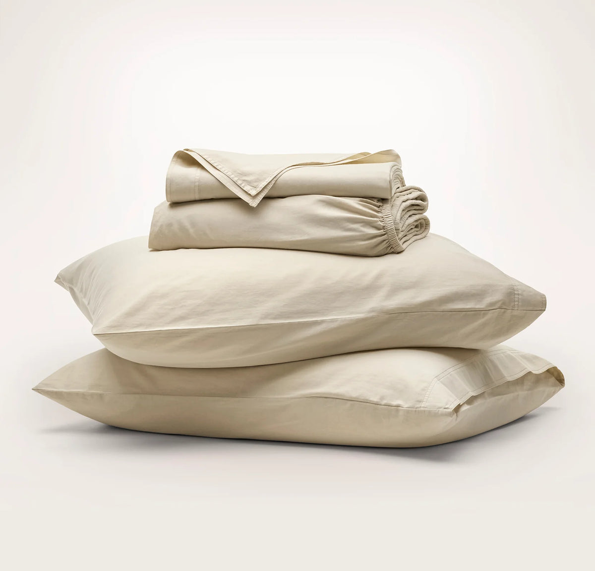 Signature Vintage Washed Sheet Set - Vintage Sand