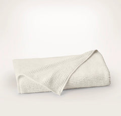 Turkish Ribbed Bath Sheet - Cream