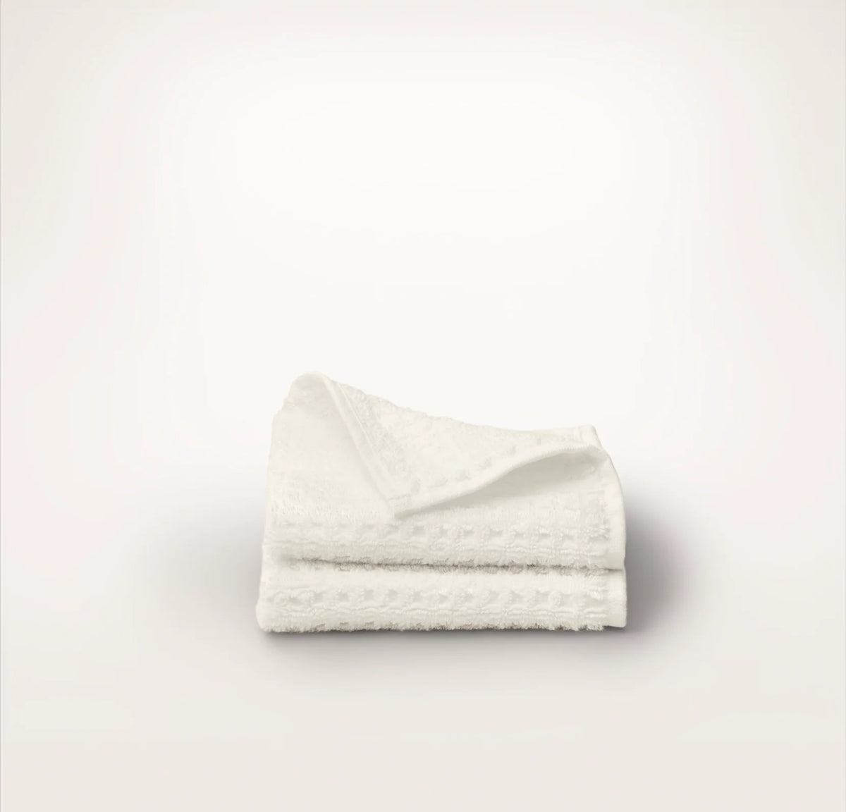 Turkish Waffle Washcloths (Pair) - Cream