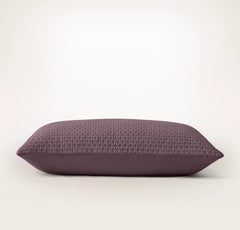 Signature Textured Stitch Quilted Sham - Plum