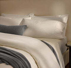 Percale Hemmed Sheet Set - Natural