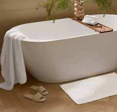 Turkish Ultra Plush Bath Mat - White