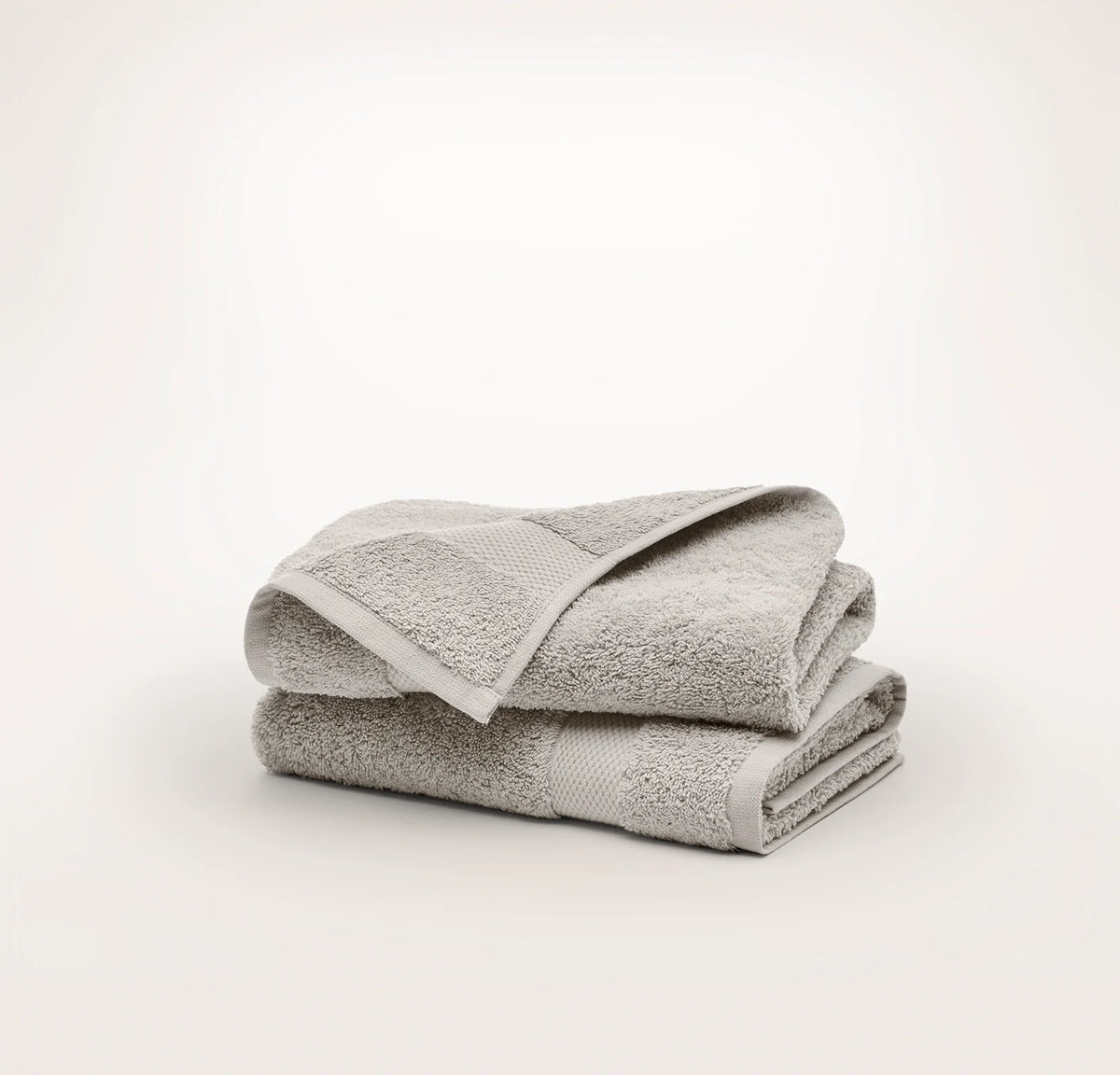 Plush Hand Towels (Pair) - Pewter