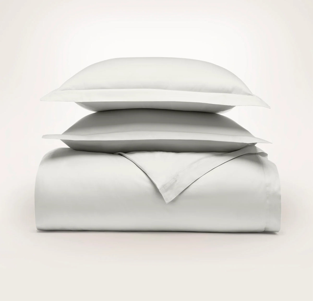 Signature Hemmed Duvet Set - Mist