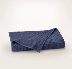 Turkish Waffle Bath Sheet - Coastal Navy