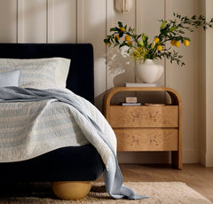 Shoreline Quilt Set - White/Seabreeze