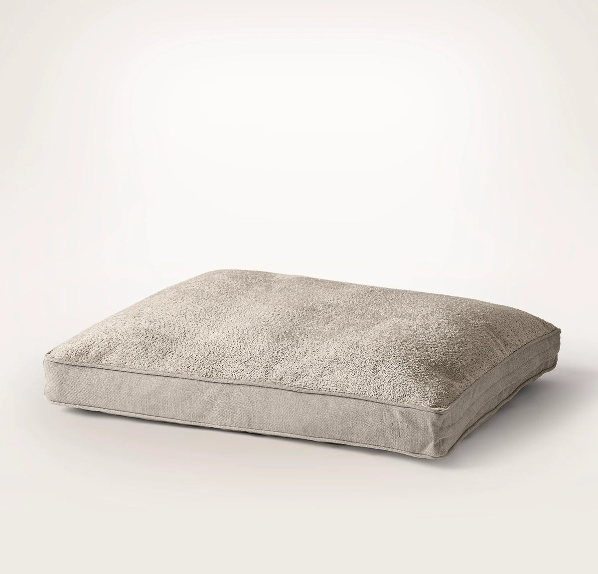 Piped Edge Pet Cushion - Bone