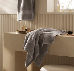 Plush Hand Towels (Pair) - Stone