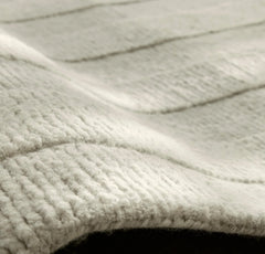 Modern Framed Rug - Heathered Natural