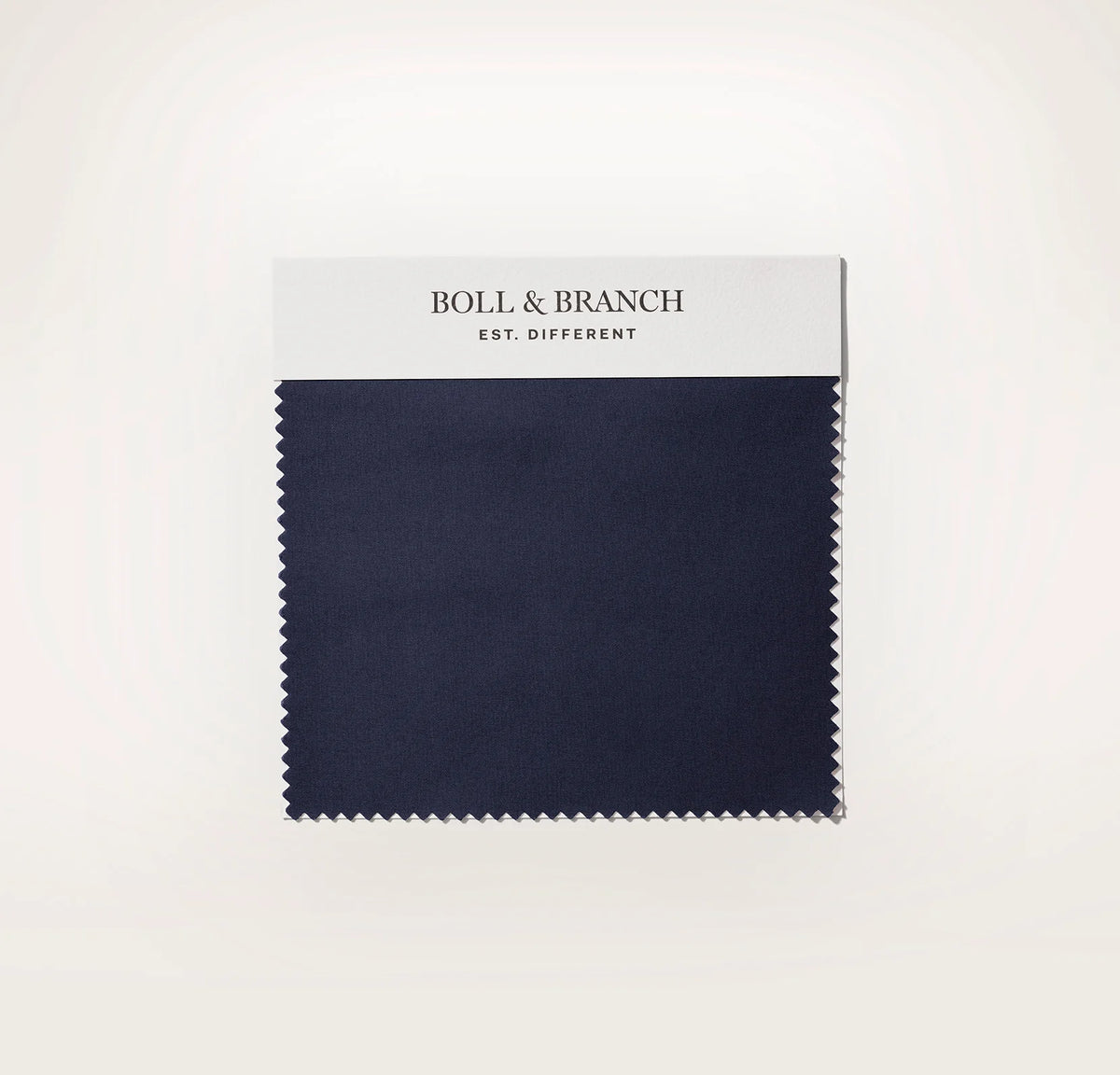 Signature Hemmed Fabric Swatch - Coastal Navy