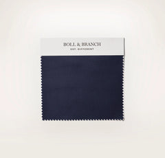 Signature Hemmed Fabric Swatch - Coastal Navy