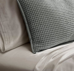 Waffle Pillow Cover - Shore