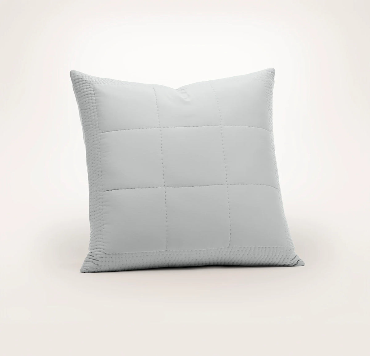 Signature Handstitched Quilted Sham - Shore