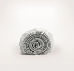 Percale Hemmed Fitted Sheet - Mist