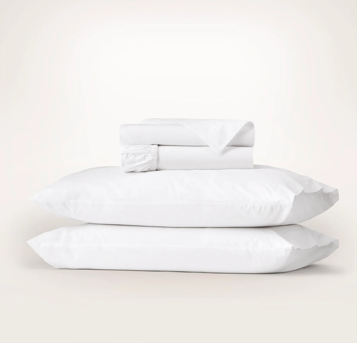 Percale Vintage Washed Sheet Set - Vintage White