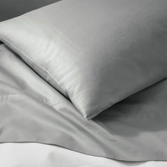 Percale Hemmed Sheet Set - Shore