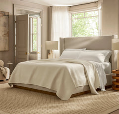Signature Textured Stitch Quilt - Cream