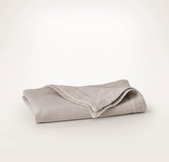 Dream Baby Blanket - Pewter/Cream Picot