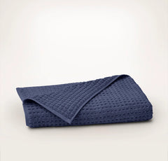 Turkish Waffle Bath Towel - Coastal Navy