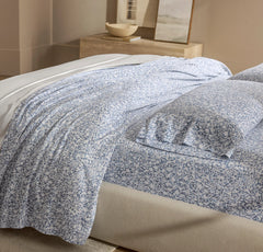 Percale Hemmed Sheet Set - Bay Garden