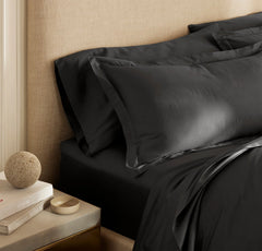 Percale Hemmed Duvet Set - Night