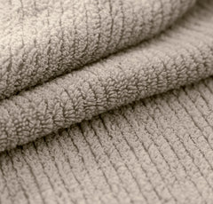 Turkish Ribbed Hand Towels (Pair) - Oak