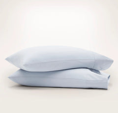 Percale Hemmed Pillowcase Set - Hydrangea
