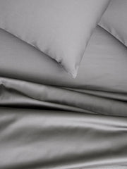 Signature Hemmed Flat Sheet - Stone