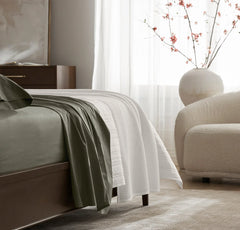 Percale Hemmed Sheet Set - Juniper