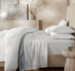 Linen Sheet Set - White