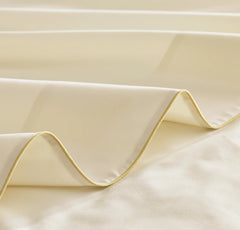 Signature Embellished Sheet Set - Cream/Buttercup Piped Edge