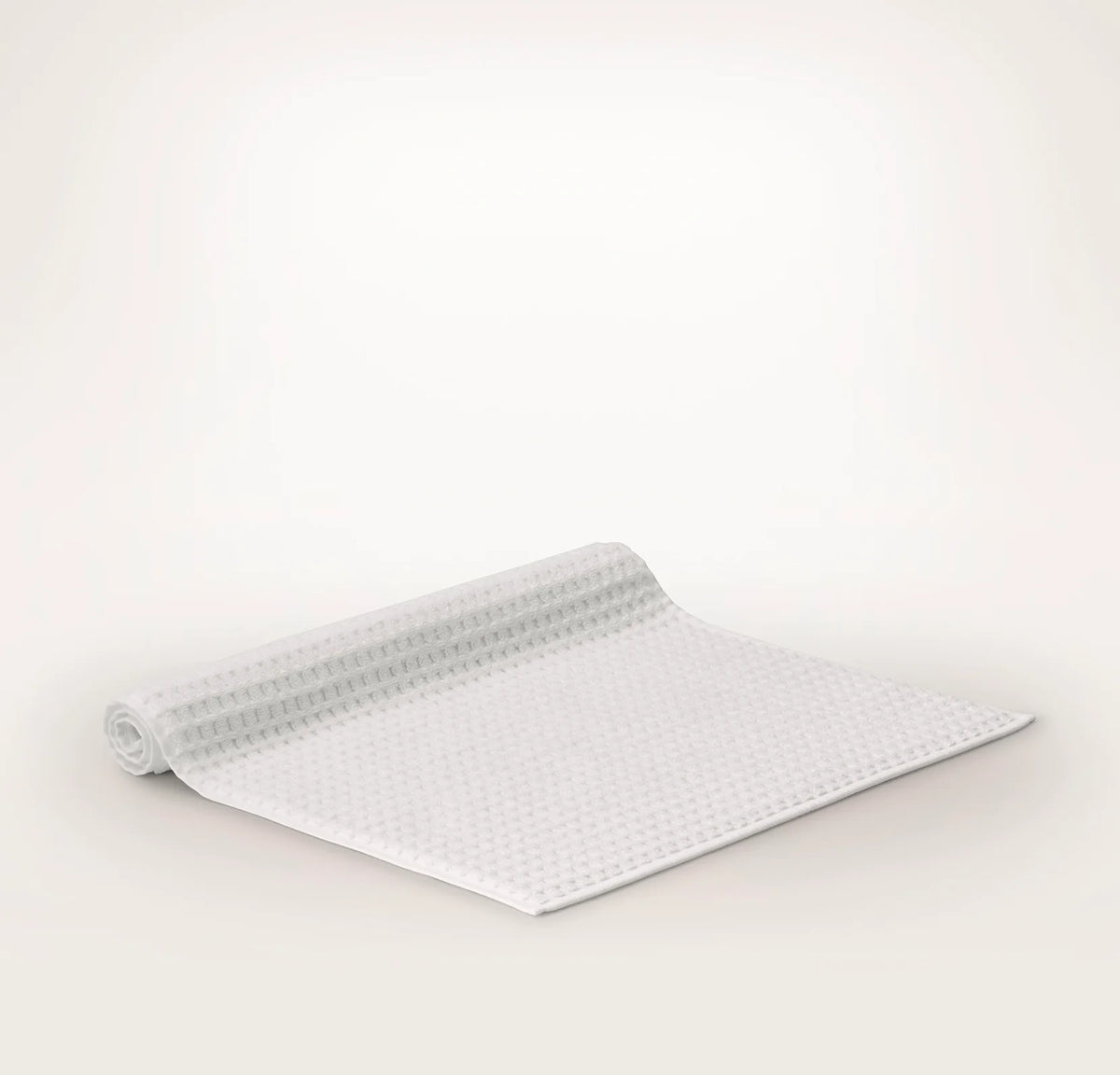 Turkish Waffle Bath Mat - White