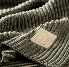 Sunday Knit Throw Blanket - Juniper/Sageleaf