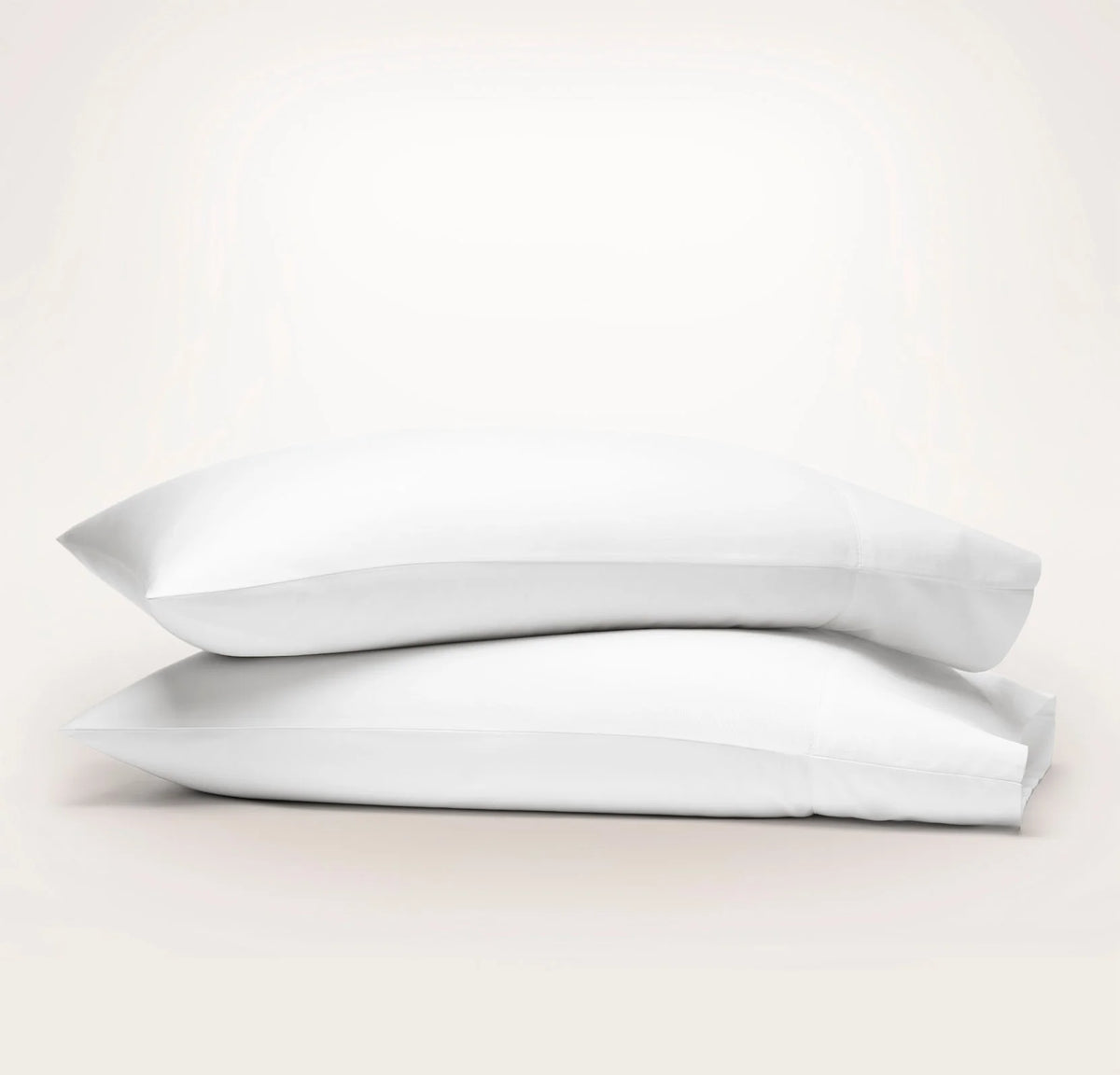 Percale Hemmed Pillowcase Set - White